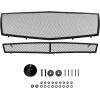 imageAPS Compatible with Cadillac CTS 20082013 ampamp 1114 CTS Coupe Main Upper Lower Bumper Stainless Steel Chrome Mesh Front Grill Grille Insert Combo A77768TBlack