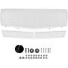 imageAPS Compatible with Cadillac CTS 20082013 ampamp 1114 CTS Coupe Main Upper Lower Bumper Stainless Steel Chrome Mesh Front Grill Grille Insert Combo A77768TChrome