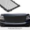 imageAPS Compatible with Chevy Colorado 20152020 Main Upper Stainless Steel Black Mesh Rivet Studs Front Grill Grille Insert S18H7536LC