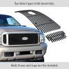 imageAPS Compatible with Ford Excursion 20002004 with Logo Show Main Upper Stainless Steel Chrome 8x6 Billet Front Grill Grille Insert F65707CBlack