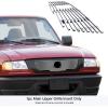 imageAPS Compatible with Mazda B2300 B3000 B4000 20062010 Truck Main Upper Chrome Billet Front Grill Grille Insert S18A83266M