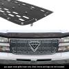 imageAPS Premium Stainless Steel Black Mesh Rivet Studs Grille Grill Insert Compatible with Chevy Silverado 1500 2500 3500 HD 20052006 ampamp 07 Classic Main Upper N19H6756LCBlack