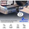 imageAPS Rear Trailer Hitch 2 inch Towing Hitch Receiver Class 3 Hitch Cover Included Compatible with Mitsubishi Montero 19922000