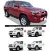 imageAPS Running Boards Nerf Bars Side Steps Step Bars Compatible with Toyota 4Runner 20102016 Trail ampamp 1724 TRD OffRoad ampamp 20142024 SR5 Silver Running Board StyleAluminum Black