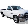 imageAPS Running Boards Style Compatible with Dodge Ram 1500 20092018 Regular Cab ampamp Ram 2500 3500 20102025 Nerf Bars Side Steps Side BarsAluminum Black