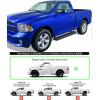 imageAPS Silver Running Board Style Running Boards Nerf Bars Side Steps Compatible with Dodge Ram 1500 20092018 Regular Cab ampamp Ram 2500 3500 20102025Stainless Steel Black