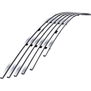 imageAPS Compatible with Ford Mustang 20102012 V6 Lower Bumper Chrome Billet Front Grill Grille Insert F66655AChrome