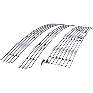 imageAPS Compatible with Scion XB 20032007 Main Upper Lower Bumper 304 Stainless Steel Chrome Polished 8x6 Billet Front Grill Grille Insert Combo T87977C