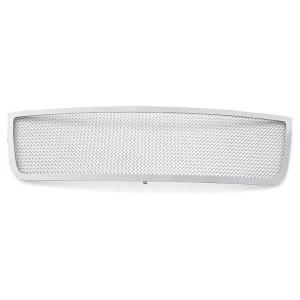 imageAPS Premium Stainless Steel Black Mesh Rivet Studs Grille Grill Insert Compatible with Chevy Silverado 1500 2500 3500 HD 20052006 ampamp 07 Classic Main Upper N19H6756LCChrome