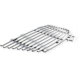 imageAPS Premium Stainless Steel Silver 8x6 Horizontal Billet Grille Grill Insert Compatible with Nissan Altima 2007 2008 2009 Sedan Main Upper N19C67468N