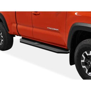 imageAPS Running Boards Style Compatible with Toyota Tacoma 20052023 Extended Access Cab Nerf Bars Side Steps Side BarsAluminum Black
