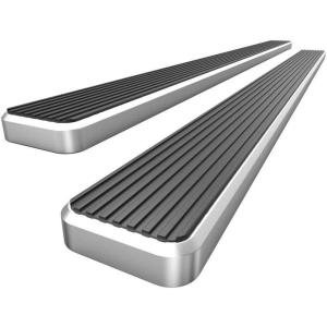 imageAPS Silver Running Board Style Running Boards Nerf Bars Side Steps Compatible with Dodge Ram 1500 20092018 Regular Cab ampamp Ram 2500 3500 20102025Aluminum Silver