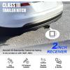 imageAPS Rear Trailer Hitch 2 inch Towing Hitch Receiver Class 3 Hitch Cover Included Compatible with Hyundai Tucson Kia Sportage 20232025