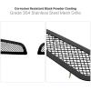 imageAPS Compatible with Cadillac ATS 20132014 Fog light Cover Stainless Steel Black Mesh Front Grill Grille Insert A75954HBlack