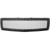 imageAPS Compatible with Chevy Silverado 1500 20072013 Main Upper Stainless Steel Black Mesh Front Grill Grille Insert C75766HBlack