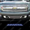 imageAPS Compatible with Chevy Silverado 1500 20072013 Main Upper Stainless Steel Black Mesh Front Grill Grille Insert C75766HChrome