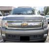 imageAPS Compatible with Chevy Silverado 1500 20072013 Main Upper Stainless Steel Black Mesh Front Grill Grille Insert C75766HChrome