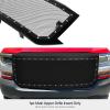 imageAPS Compatible with Chevy Silverado 1500 20162018 ampamp 19 1500 LD Main Upper Stainless Steel Black Mesh Rivet Studs Front Grill Grille Insert CL6360HBlack