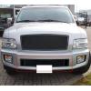 imageAPS Premium Stainless Steel Black Mesh Grille Grill Insert Compatible with Infiniti QX56 2004 2005 2006 2007 2008 2009 2010 Lower Bumper N19H84457NBlack