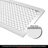 imageAPS Premium Stainless Steel Chrome Mesh Grille Grill Insert Compatible with Lexus GS 300 2006 ampamp 07 350 450H ampamp 0507 430 Lower Bumper N19T45457TChrome
