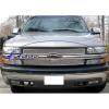 imageAPS Compatible with Chevy Silverado 1500 2500 3500 19992000 ampamp Suburban Tahoe 0006 Main Upper Stainless Steel Chrome Mesh Front Grill Grille Insert C75701TChrome