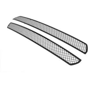 imageAPS Compatible with Ford F150 20182020 King Ranch ampamp Plantium Main Upper Stainless Steel Chrome Mesh Front Grill Grille Insert F76443SBlack
