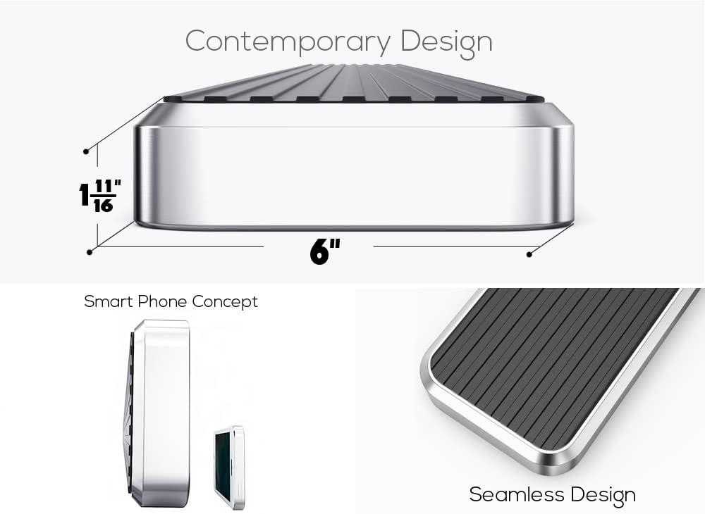 imageAPS 6in WheeltoWheel 304 Stainless Steel Nerf Bars Compatible with Colorado Canyon Crew Cab 5ft Bed 1525