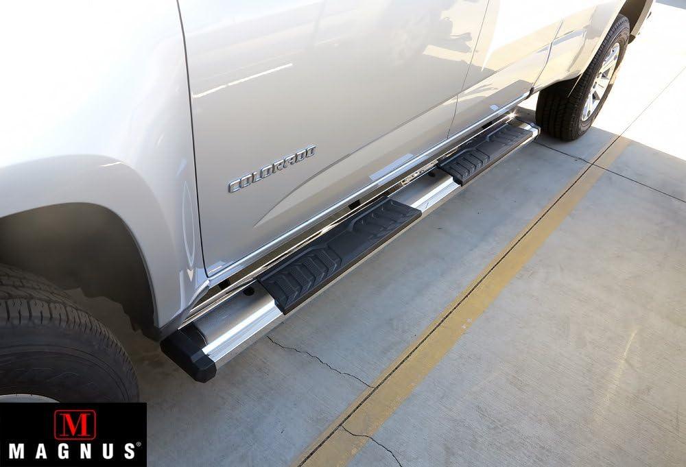 imageAPS Chrome OE Style Nerf Bars Running Boards Compatible with Chevy Colorado GMC Canyon 20152024 Crew Cab