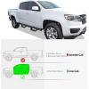 imageAPS Black Overland Slider Tubular Drop Steps Style Nerf Bars Running Boards Compatible with Chevy Colorado GMC Canyon 20152024 Crew Cab