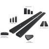 imageAPS Running Boards Nerf Bars Side Steps Step Bars Compatible with Toyota Sequoia 20082022 Black Powder Coated Running Board StyleAluminum Black