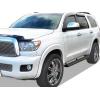 imageAPS Running Boards Nerf Bars Side Steps Step Bars Compatible with Toyota Sequoia 20082022 Black Powder Coated Running Board StyleAluminum Black