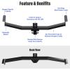 image:imageAssembly Class 3 Trailer Hitch 2 Inches Receiver Tube Towing Hitch Compatible with 20032008 Honda Pilot 20012006 Acura MDX