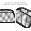 image:imageAPS Compatible with Chevy Avalanche Suburban Tahoe 20072014 Tow Hook Stainless Steel Chrome Mesh Front Grill Grille Insert S18S76467CBlack