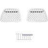 image:imageAPS Compatible with Chevy Avalanche Suburban Tahoe 20072014 Tow Hook Stainless Steel Chrome Mesh Front Grill Grille Insert S18S76467CChrome