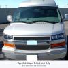 image:imageAPS Compatible with Chevy Express Van 20032020 Main Upper Stainless Steel Chrome Mesh Front Grill Grille Insert C76436TBlack