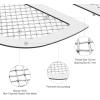 image:imageAPS Compatible with Chevy Express Van 20032020 Main Upper Stainless Steel Chrome Mesh Front Grill Grille Insert C76436TChrome