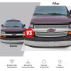 image:imageAPS Compatible with Chevy Express Van 20032020 Main Upper Stainless Steel Chrome Mesh Front Grill Grille Insert C76436TChrome