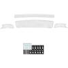 image:imageAPS Compatible with Chevy Impala 20062013 amp 1416 Impala Limited with Fog Light Main Upper Lower Bumper Stainless Steel Chrome Mesh Front Grill Grille Insert Combo C77817T