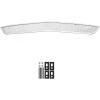 image:imageAPS Compatible with Chevy Impala 20142020 Lower Bumper Stainless Steel Chrome Mesh Front Grill Grille Insert C75946TChrome