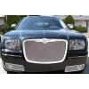 image:imageAPS Compatible with Chrysler 300 20052010 Main Upper Lower Bumper Stainless Steel Black Mesh Front Grill Grille Insert Combo R77677HChrome