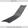 image:imageAPS Compatible with Dodge Challenger 20152023 Main Upper Stainless Steel Black Mesh Front Grill Grille Insert D76336HBlack