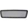 image:imageAPS Compatible with Ford F150 20042008 Main Upper Stainless Steel Black Mesh Rivet Studs Front Grill Grille Insert S18H5185LF