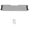 image:imageAPS Compatible with Ford F250 F350 F450 F550 SD 20112016 Lower Bumper Stainless Steel Black Mesh Front Grill Grille Insert F76829GBlack