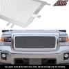 image:imageAPS Compatible with GMC Sierra 1500 20142015 Main Upper Stainless Steel Chrome Mesh Front Grill Grille Insert G75973TChrome