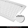 image:imageAPS Compatible with Infiniti FX35 FX45 20032005 Main Upper Lower Bumper Stainless Steel Chrome Mesh Front Grill Grille Insert Combo N77877TChrome