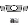 image:imageAPS Compatible with Nissan Frontier 20092021 Main Upper Stainless Steel Chrome Mesh Front Grill Grille Insert N76641TBlack