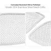image:imageAPS Compatible with Pontiac Solstice 20062009 Main Upper Stainless Steel Chrome Mesh Front Grill Grille Insert P75545TChrome