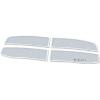 image:imageAPS Compatible with Ram 1500 20062008 amp 0609 2500 3500 Main Upper Stainless Steel Chrome Mesh Front Grill Grille Insert D75719TChrome