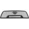 image:imageAPS Compatible with Ram 2500 3500 20132018 Main Upper Stainless Steel Black Laser Cut Front Grill Grille Insert D46330MBlack