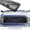 image:imageAPS Compatible with Ram 2500 3500 20132018 Main Upper Stainless Steel Black Laser Cut Front Grill Grille Insert D46330MBlack